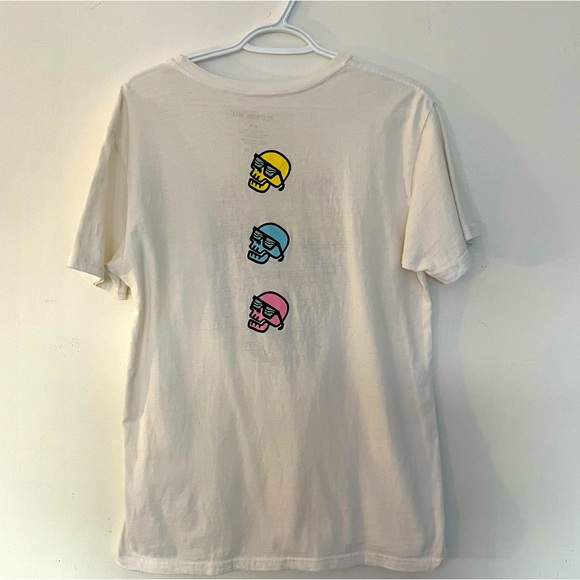 Men Tshirt Neo Trad Skull Head Holiday Beach Cocktail - Picture 3 of 5